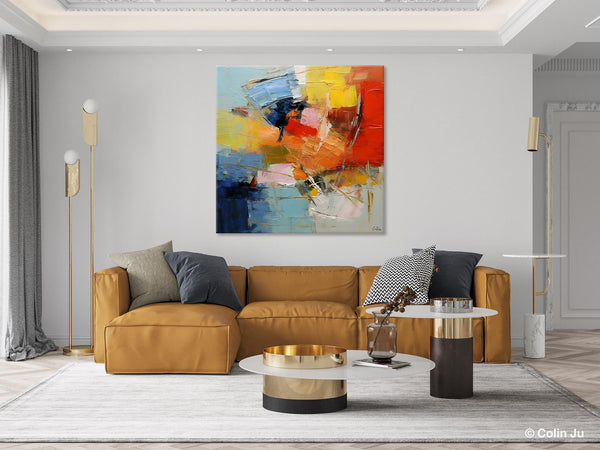 Oversized Canvas Paintings, Huge Wall Art Ideas for Living Room, Contemporary Acrylic Art, Original Abstract Art, Hand Painted Canvas Art-LargePaintingArt.com