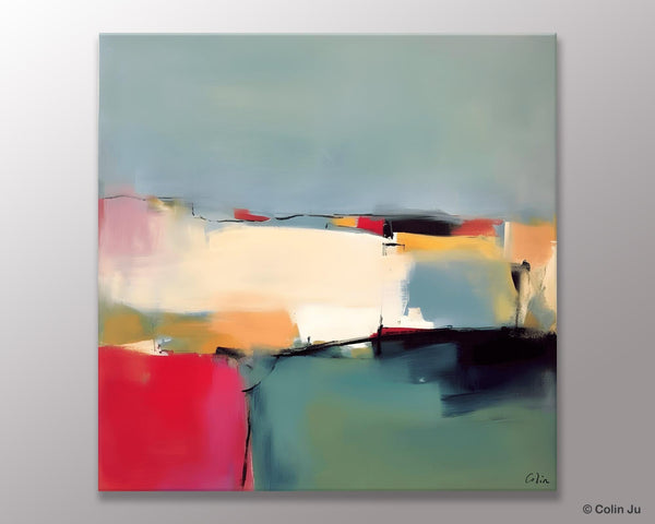 Contemporary Abstract Artwork, Acrylic Painting for Living Room, Oversized Wall Art Paintings, Original Modern Paintings on Canvas-LargePaintingArt.com