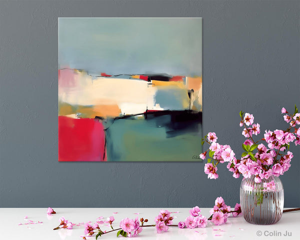 Contemporary Abstract Artwork, Acrylic Painting for Living Room, Oversized Wall Art Paintings, Original Modern Paintings on Canvas-LargePaintingArt.com