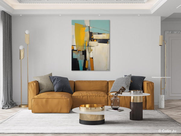 Large Paintings for Living Room, Hand Painted Acrylic Painting, Bedroom Wall Art Paintings, Original Modern Contemporary Art, Abstract Paintings for Dining Room-LargePaintingArt.com