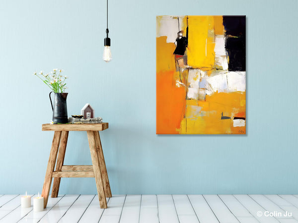 Oversized Canvas Wall Art Paintings, Contemporary Acrylic Painting on Canvas, Original Modern Artwork, Large Abstract Painting for Bedroom-LargePaintingArt.com