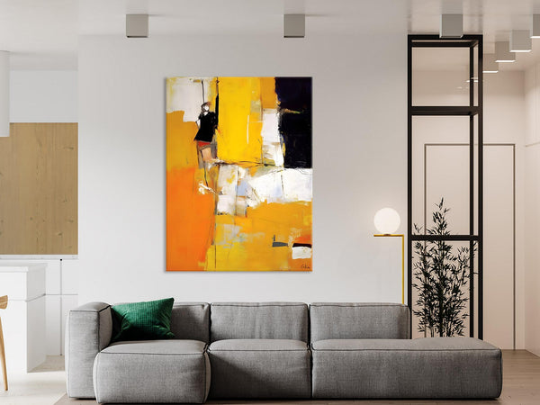 Oversized Canvas Wall Art Paintings, Contemporary Acrylic Painting on Canvas, Original Modern Artwork, Large Abstract Painting for Bedroom-LargePaintingArt.com