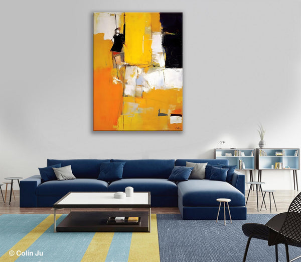 Oversized Canvas Wall Art Paintings, Contemporary Acrylic Painting on Canvas, Original Modern Artwork, Large Abstract Painting for Bedroom-LargePaintingArt.com