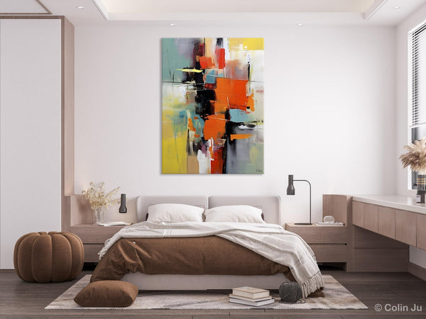 Abstract Canvas Painting, Modern Paintings for Living Room, Huge Painting for Sale, Original Hand Painted Wall Art-LargePaintingArt.com