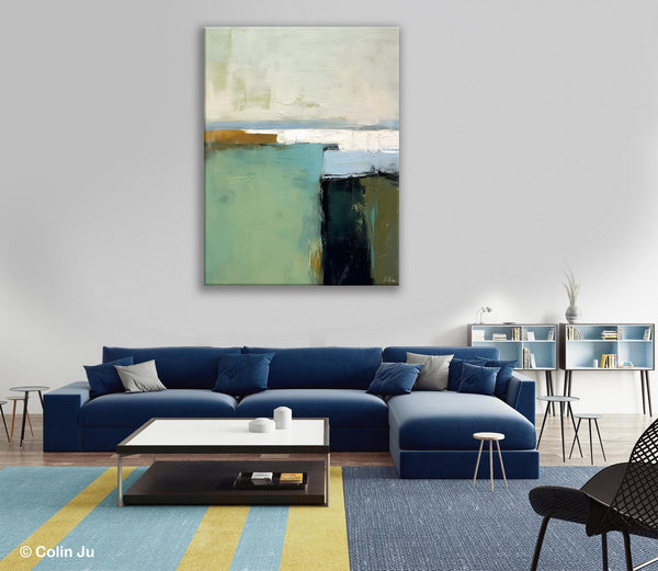 Abstract Canvas Art for Bedroom, Extra Large Abstract Paintings for Dining Room, Original Modern Acrylic Art, Modern Canvas Paintings-LargePaintingArt.com
