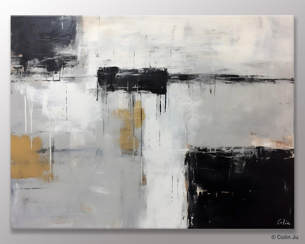 Contemporary Acrylic Paintings, Extra Large Painting on Canvas, Large Original Abstract Wall Art, Large Canvas Paintings for Bedroom-LargePaintingArt.com