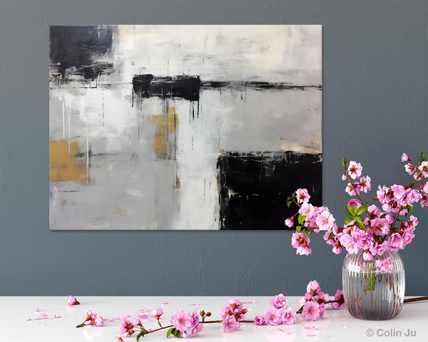 Contemporary Acrylic Paintings, Extra Large Painting on Canvas, Large Original Abstract Wall Art, Large Canvas Paintings for Bedroom-LargePaintingArt.com