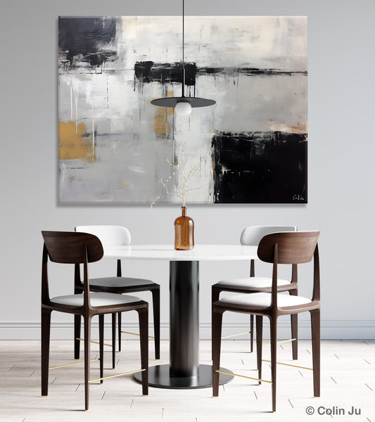 Contemporary Acrylic Paintings, Extra Large Painting on Canvas, Large Original Abstract Wall Art, Large Canvas Paintings for Bedroom-LargePaintingArt.com
