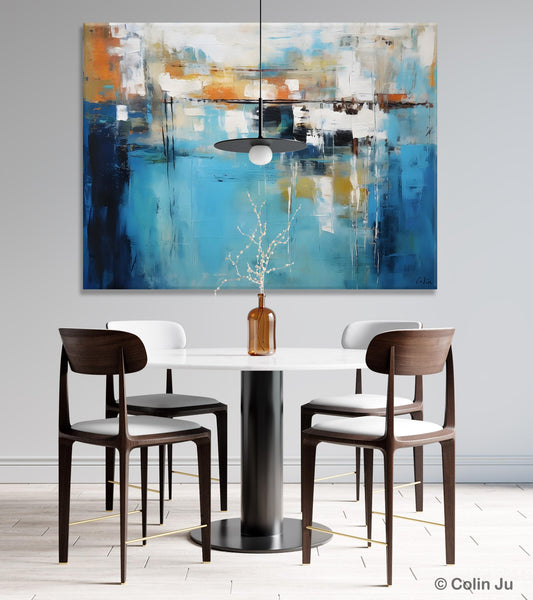 Contemporary Canvas Art, Heavy Texture Canavas Art, Original Modern Wall Paintings, Abstract Painting for Bedroom, Modern Acrylic Artwork-LargePaintingArt.com
