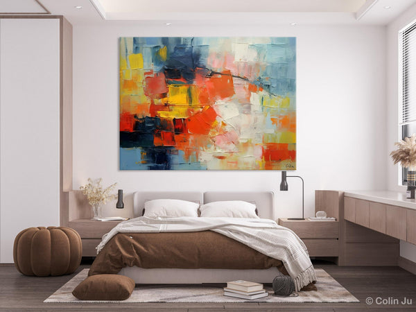 Simple Abstract Painting for Dining Room, Modern Paintings for Living Room, Original Contemporary Modern Art Paintings, Bedroom Wall Art Ideas-LargePaintingArt.com