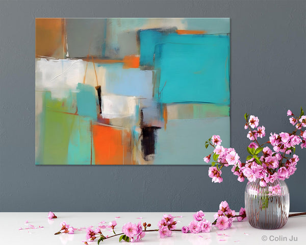 Simple Abstract Art, Large Wall Art Painting for Bedroom, Contemporary Acrylic Painting on Canvas, Original Canvas Art, Modern Wall Paintings-LargePaintingArt.com