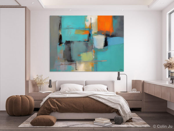 Original Canvas Art, Large Wall Art Painting for Bedroom, Contemporary Acrylic Painting on Canvas, Oversized Modern Abstract Wall Paintings-LargePaintingArt.com