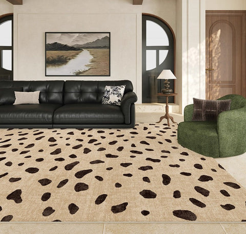 Modern Rugs under Dining Room Table, Contemporary Abstract Rugs Next to Bed, Geometric Modern Carpets for Office, Large Modern Rugs for Living Room-LargePaintingArt.com