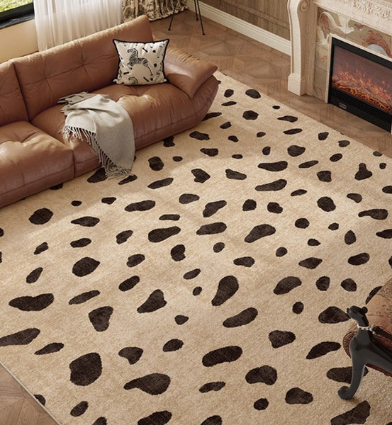 Modern Rugs under Dining Room Table, Contemporary Abstract Rugs Next to Bed, Geometric Modern Carpets for Office, Large Modern Rugs for Living Room-LargePaintingArt.com