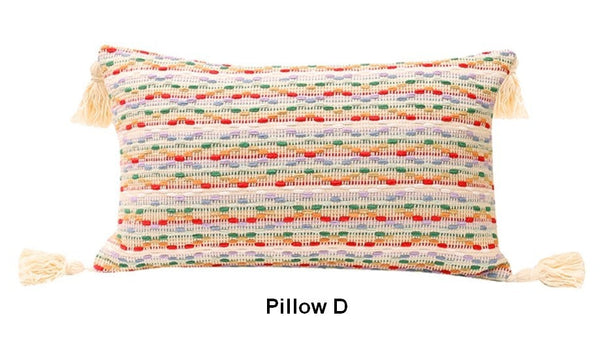 Colorful Modern Sofa Pillows Covers, Modern Sofa Cushion, Decorative Modern Pillows for Couch, Decorative Pillows for Living Room-LargePaintingArt.com