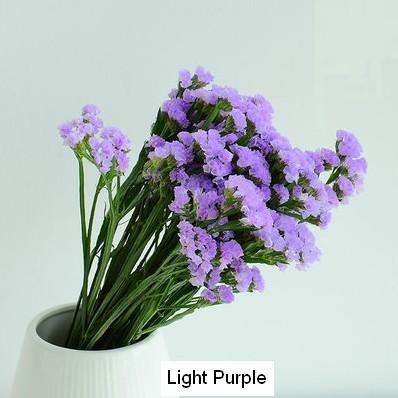Dried Statices Flower, Dried Flowers, Flower Bunches, Dried Floral-LargePaintingArt.com