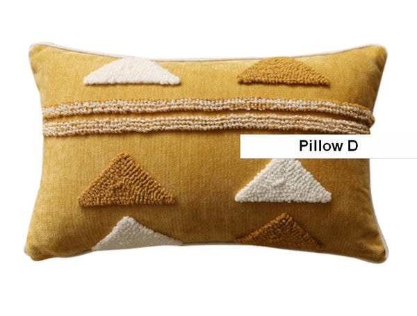 Modern Square Sofa Pillows Covers, Modern Sofa Cushion, Decorative Modern Pillows for Couch, Decorative Pillows for Living Room-LargePaintingArt.com