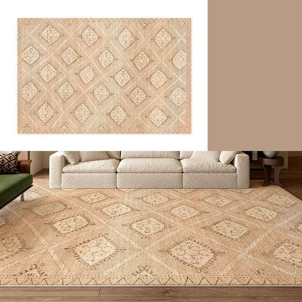 Modern Rugs under Dining Room Table, Geometric Modern Carpets for Office, Abstract Modern Rugs for Living Room, Contemporary Modern Rugs Next to Bed-LargePaintingArt.com