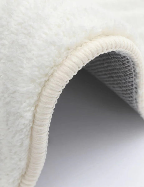 Abstract Modern Area Rugs for Bedroom, Geometric Round Rugs for Dining Room, Circular Modern Rugs under Chairs, Contemporary Modern Rug for Living Room-LargePaintingArt.com