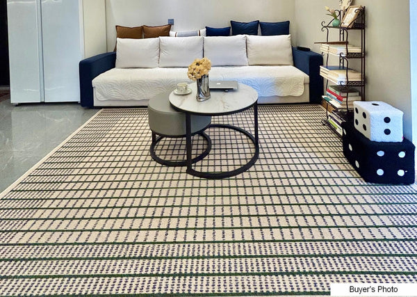Unique Modern Rugs for Living Room, Large Modern Rugs for Bedroom, Geometric Area Rugs under Coffee Table, Contemporary Modern Rugs for Dining Room-LargePaintingArt.com