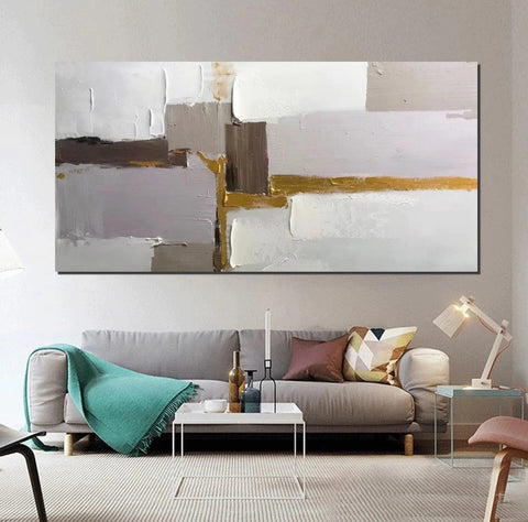 Large Acrylic Paintings on Canvas, Hand Painted Wall Art Paintings, Modern Art Paintings for Dining Room, Contemporary Canvas Artwork, Abstract Wall Art Paintings-LargePaintingArt.com