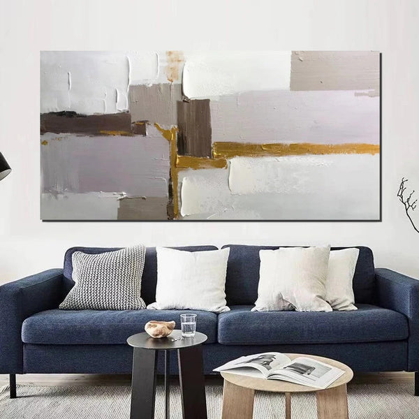 Large Acrylic Paintings on Canvas, Hand Painted Wall Art Paintings, Modern Art Paintings for Dining Room, Contemporary Canvas Artwork, Abstract Wall Art Paintings-LargePaintingArt.com