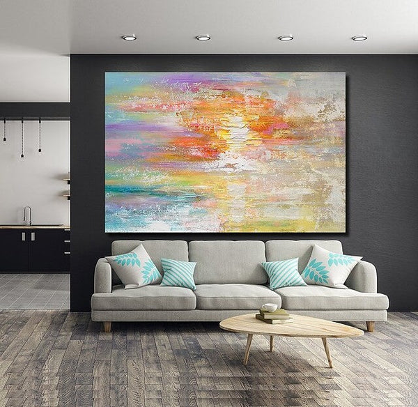 Wall Art Paintings, Simple Modern Art, Simple Abstract Painting, Large Paintings for Bedroom, Buy Paintings Online-LargePaintingArt.com