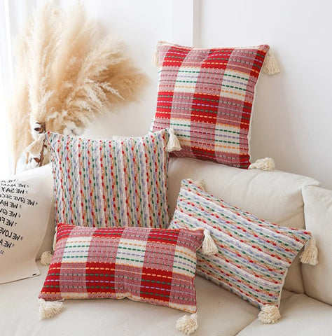 Colorful Modern Sofa Pillows Covers, Modern Sofa Cushion, Decorative Modern Pillows for Couch, Decorative Pillows for Living Room-LargePaintingArt.com