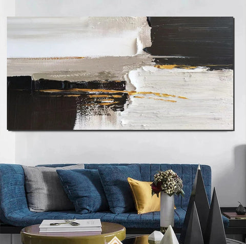 Modern Art Paintings for Dining Room, Contemporary Canvas Artwork, Abstract Wall Art Paintings, Large Acrylic Paintings on Canvas, Hand Painted Wall Art Paintings-LargePaintingArt.com
