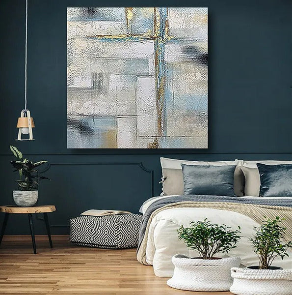 Simple Painting Ideas for Living Room, Acrylic Painting on Canvas, Large Paintings for Office, Buy Paintings Online, Oversized Canvas Paintings-LargePaintingArt.com
