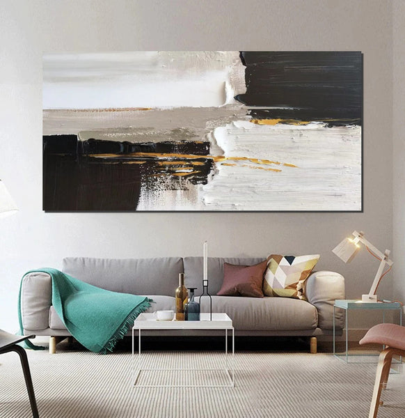Modern Art Paintings for Dining Room, Contemporary Canvas Artwork, Abstract Wall Art Paintings, Large Acrylic Paintings on Canvas, Hand Painted Wall Art Paintings-LargePaintingArt.com