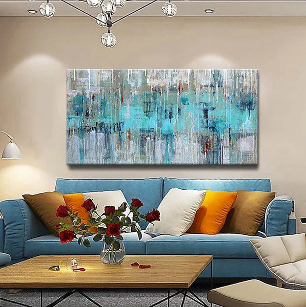 Simple Modern Abstract Art, Wall Art Paintings, Modern Paintings for Living Room, Hand Painted Art-LargePaintingArt.com