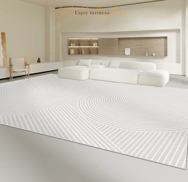 Large Modern Rugs for Living Room, Simple Modern Rugs for Bedroom, Modern Rugs for Dining Room, Abstract Geometric Modern Rugs, Contemporary Rugs Next to Bed-LargePaintingArt.com