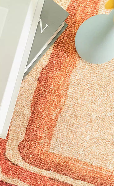 Contemporary Modern Rugs for Living Room, Geometric Modern Rugs under Dining Room Table, Modern Carpets under Coffee Table, Abstract Soft Rugs for Bedroom-LargePaintingArt.com