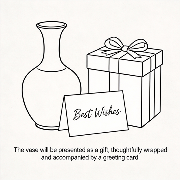 Rustic Porcelain Flower Vases, Handmade Water Holding Flower Vases, Ceramic Bouquet Vases, Tall Flower Vases on Table-LargePaintingArt.com