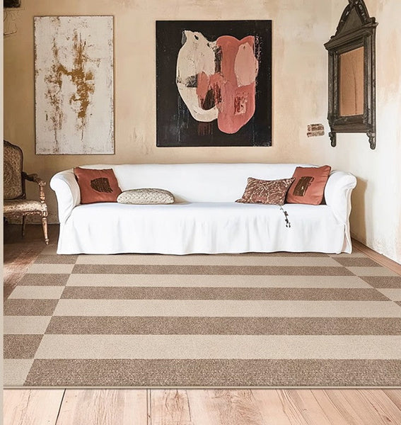 Modern Area Rug for Living Room, Extra Large Modern Floor Carpets for Office, Contemporary Rugs for Dining Room, Bedroom Floor Rugs-LargePaintingArt.com
