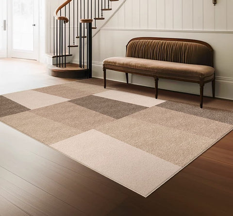 Extra Large Modern Floor Carpets for Office, Modern Area Rug for Living Room, Contemporary Rugs for Dining Room, Bedroom Floor Rugs-LargePaintingArt.com