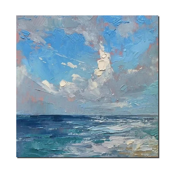 Abstract Landscape Canvas Painting for Living Room, Modern Wall Art Painting, Contemporary Abstract Artwork, Heavy Texture Paintings for Interior Design-LargePaintingArt.com