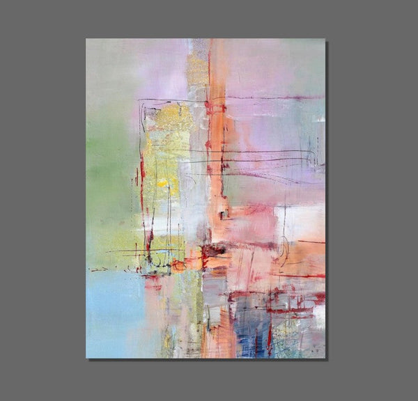 Abstract Acrylic Paintings for Living Room, Buy Paintings Online, Contemporary Canvas Wall Art, Modern Contemporary Artwork-LargePaintingArt.com