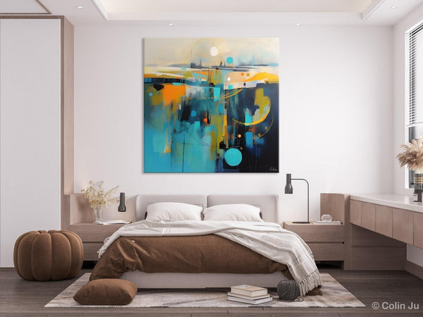 Extra Large Abstract Painting for Living Room, Acrylic Canvas Paintings, Original Modern Wall Art, Oversized Contemporary Acrylic Paintings-LargePaintingArt.com