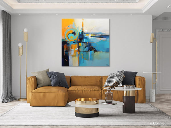 Modern Acrylic Paintings, Large Abstract Painting for Bedroom, Original Modern Wall Art Paintings, Oversized Contemporary Canvas Paintings-LargePaintingArt.com