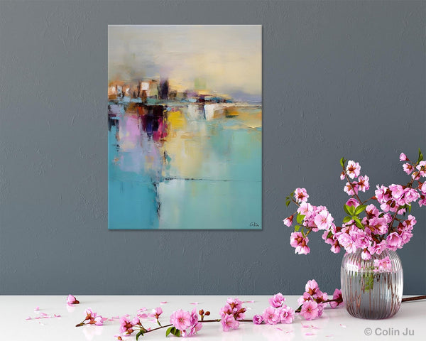 Oversized Contemporary Acrylic Paintings, Modern Abstract Paintings, Extra Large Canvas Painting for Living Room, Original Canvas Wall Art-LargePaintingArt.com