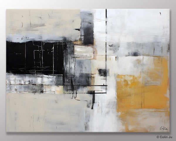 Modern Abstract Art Paintings, Extra Large Canvas Painting for Bedroom, Original Canvas Wall Art, Oversized Contemporary Acrylic Paintings-LargePaintingArt.com