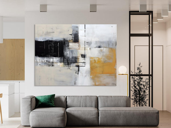 Modern Abstract Art Paintings, Extra Large Canvas Painting for Bedroom, Original Canvas Wall Art, Oversized Contemporary Acrylic Paintings-LargePaintingArt.com