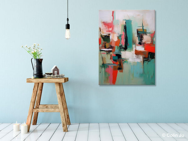 Extra Large Painting for Sale, Huge Contemporary Acrylic Paintings, Extra Large Canvas Paintings, Original Abstract Painting, Impasto Art-LargePaintingArt.com