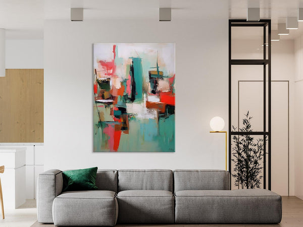 Extra Large Painting for Sale, Huge Contemporary Acrylic Paintings, Extra Large Canvas Paintings, Original Abstract Painting, Impasto Art-LargePaintingArt.com
