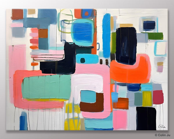 Contemporary Acrylic Paintings, Modern Wall Art Ideas for Living Room, Extra Large Canvas Paintings, Original Abstract Painting, Impasto Art-LargePaintingArt.com