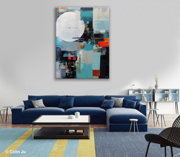 Large Contemporary Wall Art, Hand Painted Canvas Art, Modern Paintings, Extra Large Paintings for Living Room, Original Abstract Painting-LargePaintingArt.com