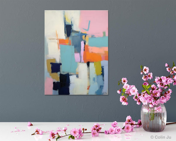 Contemporary Wall Art Paintings, Acrylic Painting on Canvas, Abstract Paintings for Bedroom, Extra Large Original Art, Buy Wall Art Online-LargePaintingArt.com