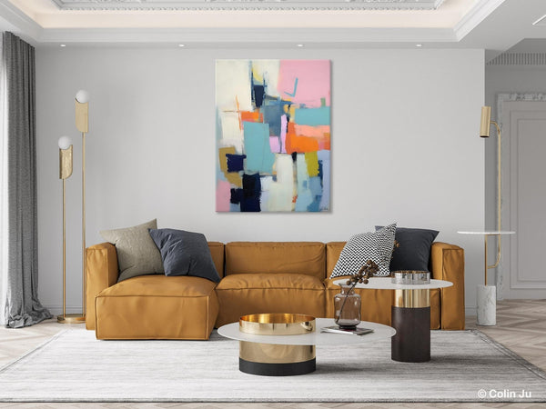 Contemporary Wall Art Paintings, Acrylic Painting on Canvas, Abstract Paintings for Bedroom, Extra Large Original Art, Buy Wall Art Online-LargePaintingArt.com